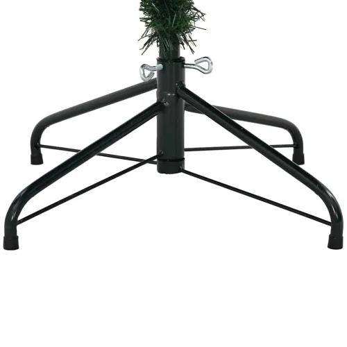 Umjetno božićno drvce Zelena 240 cm PE i PVC - 240 cm s LED-ima i crnim kuglicama Cijena