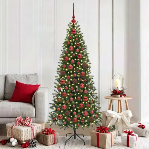 Set Božićnih Ukrasnih Kuglica 120 kom. 300 LED lampica Ø 6 cm - Crvena 120 Cijena