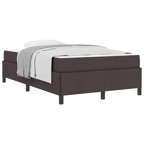 Box spring krevet Tamno smeđa 120 x 200 cm tkanina - Tamno smeđa 120 x 200 cm Cijena