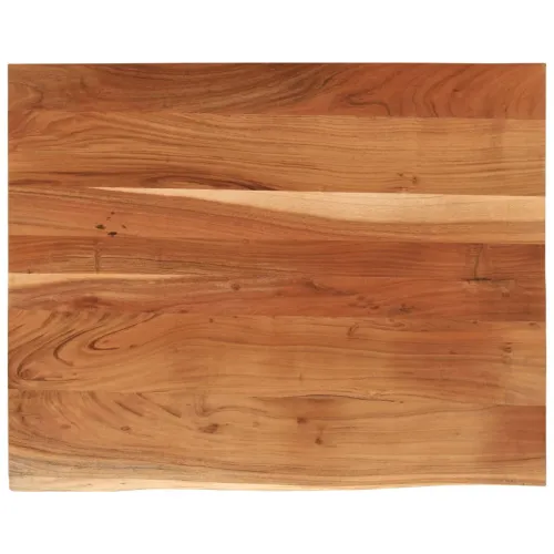 Stolna ploča 90x80x3,8 cm pravokutna bagremovo drvo živi rub - Prirodna 90 x 80 x 3.8 cm 1 Masivno bagremovo drvo Cijena