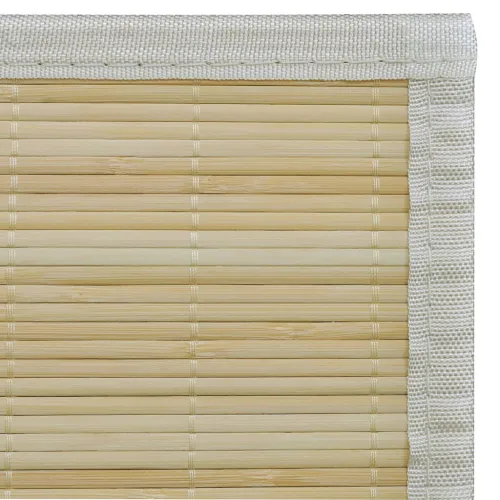 Pravokutni tepih od prirodnog bambusa 80 x 300 cm - Prirodna 80 x 300 cm Cijena