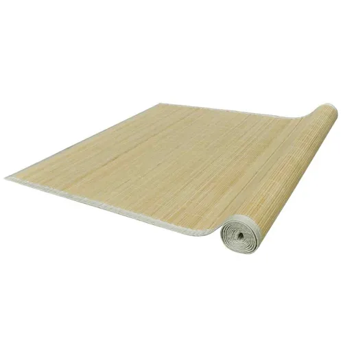 Pravokutni tepih od prirodnog bambusa 150 x 200 cm - Prirodna 150 x 200 cm Cijena