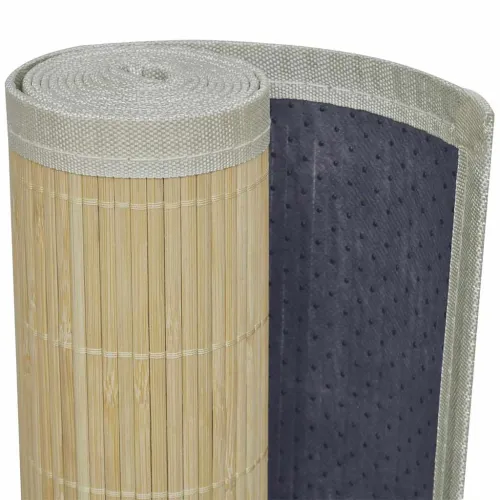 Pravokutni tepih od prirodnog bambusa 150 x 200 cm - Prirodna 150 x 200 cm Cijena