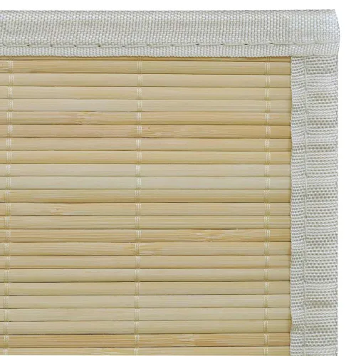 Pravokutni tepih od prirodnog bambusa 150 x 200 cm - Prirodna 150 x 200 cm Cijena