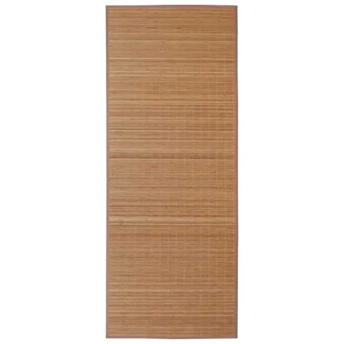 Pravokutni tepih od smeđeg bambusa 150 x 200 cm - Smeđa 150 x 200 cm Cijena