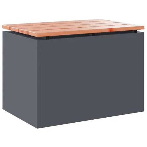 Vrtna klupa 1-Broj sjedala 60 x 40 x 43 cm Čelik Antracit - Antracit 60 x 40 x 43 cm Cijena