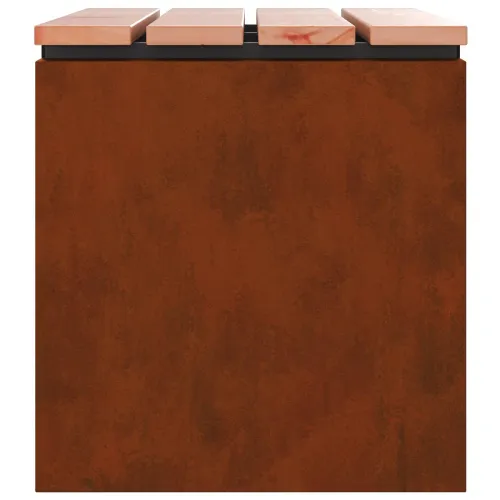 Vrtna klupa 1 -Seater 60 x 40 x 43 cm Otporni čelik Rđa - Otporni čelik 60 x 40 x 43 cm Cijena