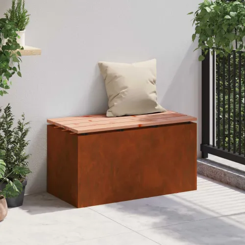 Vrtna klupa 2 -Seater 80 x 40 x 43 cm Otporni čelik Rđa - Otporni čelik 80 x 40 x 43 cm Cijena