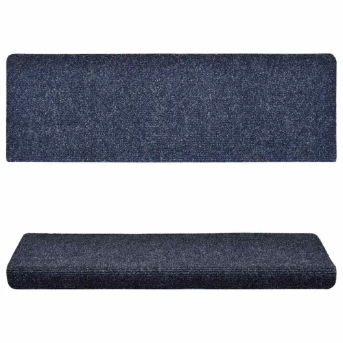 Prostirke za stepenice samoljepljive 15 kom 65x21x4 cm plave pravokutne rubove - Plava 15 Cijena