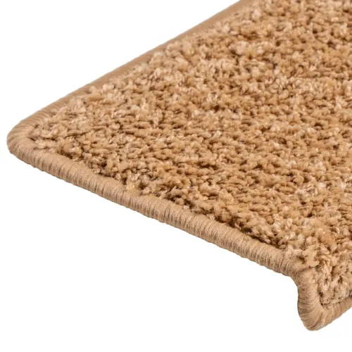 Prostirke za stepenice 15 kom 65x21x4 cm bež pravokutni rub - Bež 15 Cijena