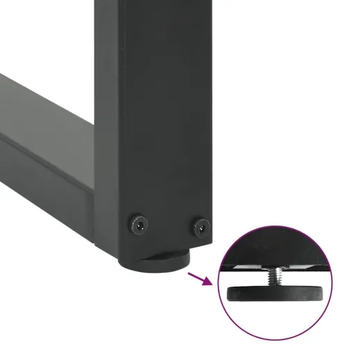 Noge za barski stol U-oblika 2 kom antracit 50 x (110-111) cm čelik - Antracit 50 x (110-111) cm 2 Cijena