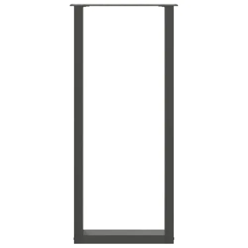 Noge za barski stol U-oblika 2 kom antracit 50 x (110-111) cm čelik - Antracit 50 x (110-111) cm 2 Cijena