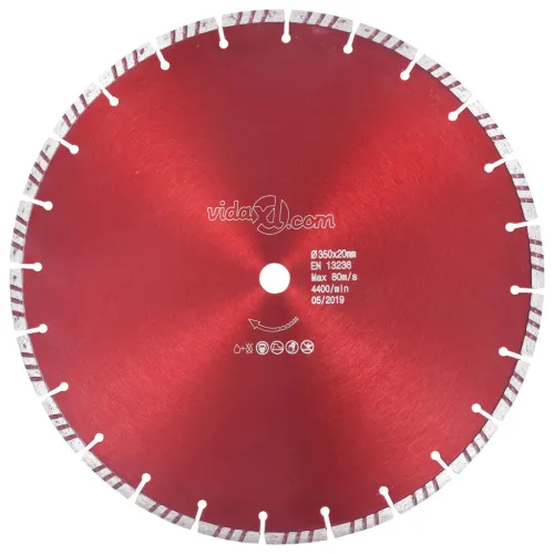 Dijamantni disk za rezanje s turbo segmentima čelični 350 mm - 350 mm/20 mm Cijena