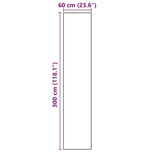 Kuhinjski Tepih Crna 300 x 60 cm 100% poliamid Mogu se prati - Ikone pribora 60 x 300 cm Cijena