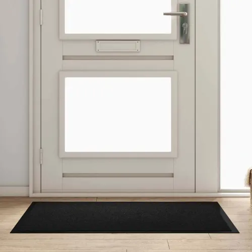 Otirač Crna 80 x 120 x 1.2 cm Teddy tkanina - Crna 80 x 120 cm Cijena