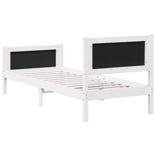 Okvir za krevet Svjetlosiva 75 x 190 cm - Bijela i svjetlosiva 75 x 190 cm Cijena