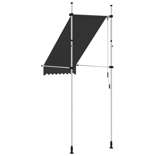 Tenda na ručno uvlačenje 100 cm antracit - Antracit 100 cm Bijeli okvir Cijena