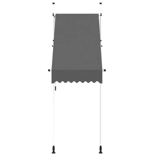 Tenda na ručno uvlačenje 100 cm antracit - Antracit 100 cm Bijeli okvir Cijena
