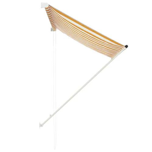 Tenda na uvlačenje 100 x 150 cm žuto-bijela - Žuta i bijela 100 x 150 cm Cijena