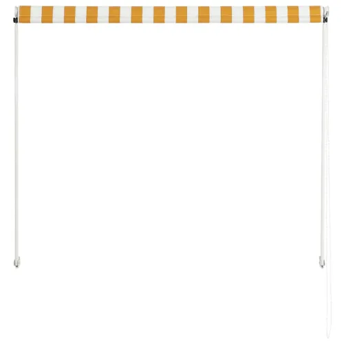 Tenda na uvlačenje 100 x 150 cm žuto-bijela - Žuta i bijela 100 x 150 cm Cijena