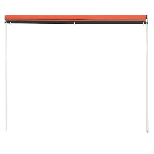 Tenda na uvlačenje 400 x 150 cm narančasto-smeđa - Narančasta i smeđa 400 x 150 cm Cijena
