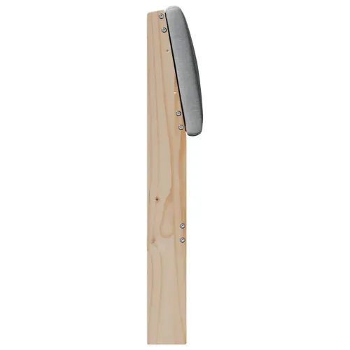 Tapecirani uzglavlje Svijetlo siva 180 cm Čvrsto borovo drvo - Smeđa i svijetlo siva 180 cm Cijena
