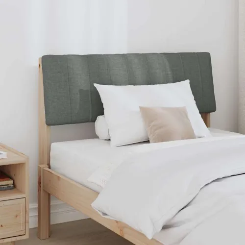 Tapecirani uzglavlje Tamno siva 90 cm Čvrsto borovo drvo - smeđe i tamnosivo 90 cm Cijena