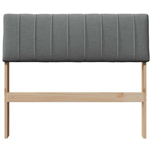 Tapecirani uzglavlje Tamno siva 90 cm Čvrsto borovo drvo - smeđe i tamnosivo 90 cm Cijena