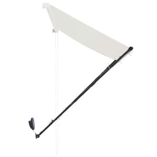 Tenda na uvlačenje s LED svjetlima 350 x 150 cm krem - Krema 350 x 150 cm Cijena