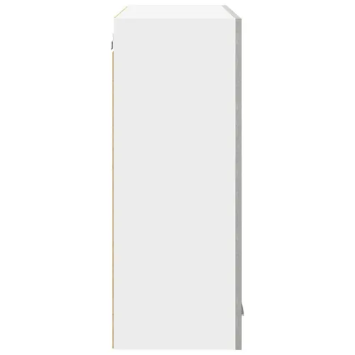 Viseći ormarić Betonski sivi 80 x 31 x 80 cm Konstruirano drvo - Betonska siva 1x viseći stakleni ormar (2 vrata) 80 cm širok 80 Cijena