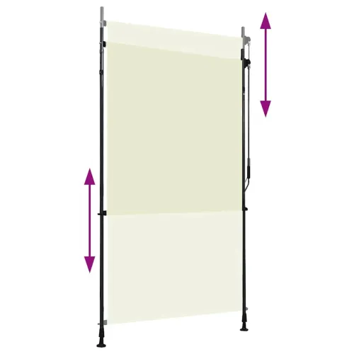 Vanjska roleta 120 x 270 cm krem - Krema 120 x 270 cm Cijena