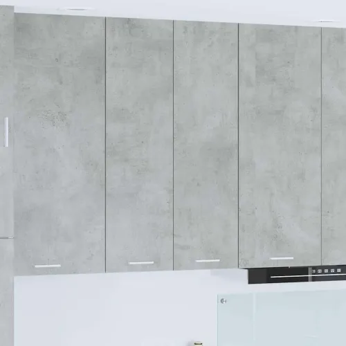 Viseći ormarić Betonski sivi 60 x 31 x 100 cm Konstruirano drvo - Betonska siva 1x viseća vitrina (2 vrata) 60 cm široka 100 cm  Cijena