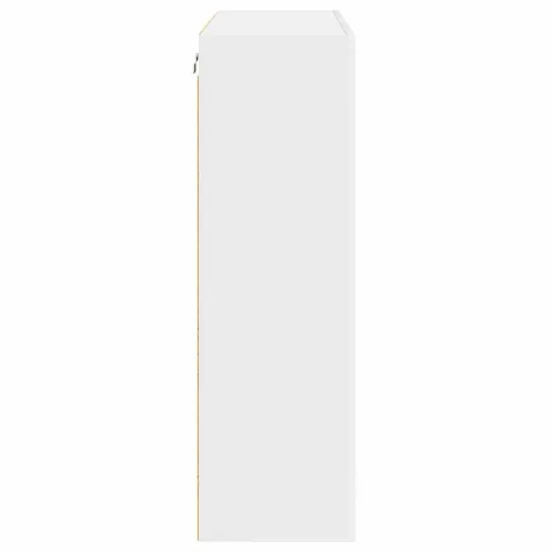 Viseći ormarić Bijelo 80 x 31 x 100 cm Konstruirano drvo - Bijela 1x viseći ormar (2 vrata) 80 cm širok 100 cm visok Cijena