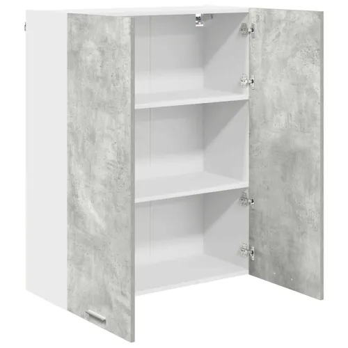 Viseći ormarić Betonski sivi 80 x 31 x 100 cm Konstruirano drvo - Betonska siva 1x viseći ormar (2 vrata) 80 cm širok 100 cm vis Cijena
