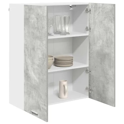 Viseći ormarić Betonski sivi 80 x 31 x 100 cm Konstruirano drvo - Betonska siva 1x viseći ormar (2 vrata) 80 cm širok 100 cm vis Cijena