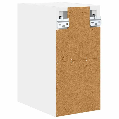 Viseći ormarić Bijelo 20 x 29,5 x 40 cm Konstruirano drvo - Bijeli 1x viseća vitrina (2 police) 20 cm Cijena