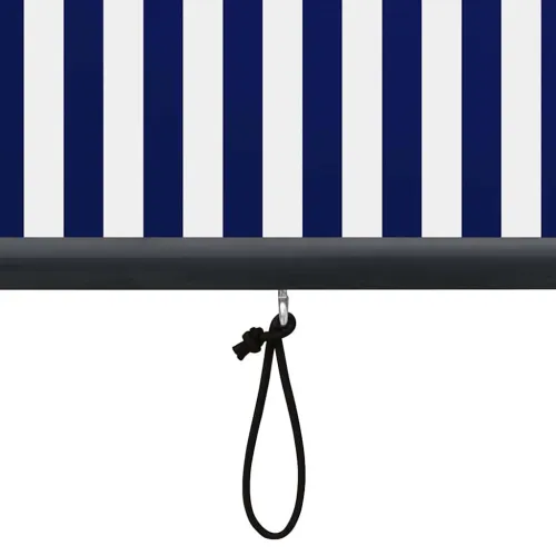Vanjska roleta 120 x 250 cm plavo-bijela - Plava i bijela 120 x 250 cm Cijena