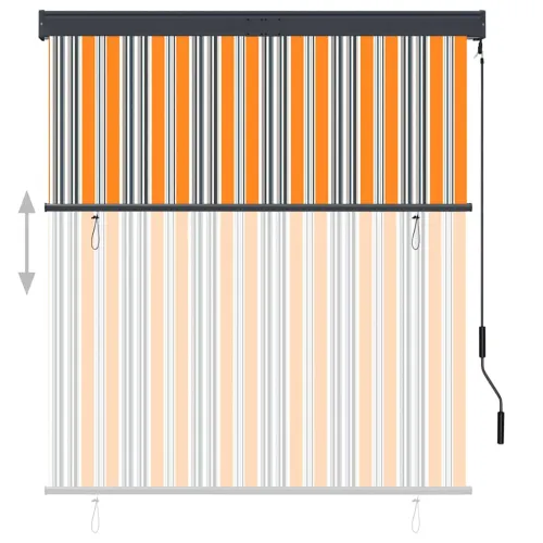 Vanjska roleta 140 x 250 cm žuto-bijela - Žuta i plava 140 x 250 cm Cijena