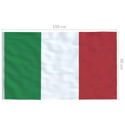Talijanska zastava 90 x 150 cm - Italija Samo zastava Cijena
