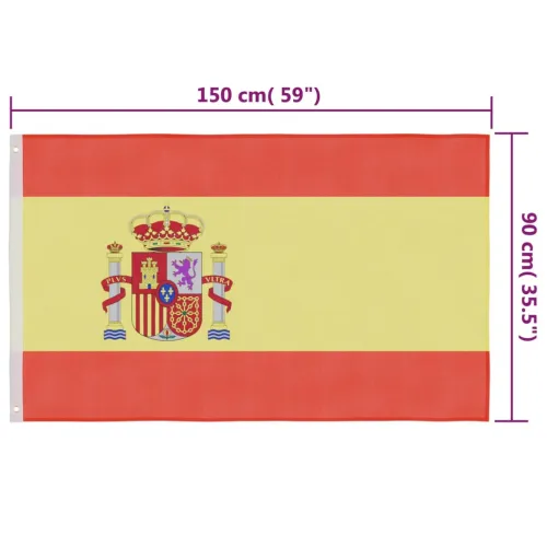 Španjolska zastava 90 x 150 cm - Španija Samo zastava Cijena
