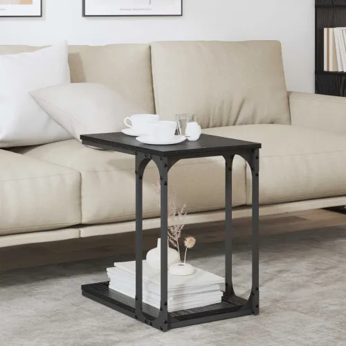 Bocni stol Crni hrast 50 x 35 x 52 cm Konstruirano drvo - Crni hrast 50 x 35 x 52 cm Cijena