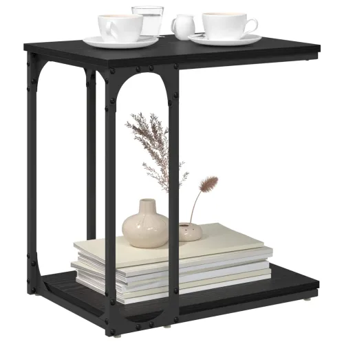 Bocni stol Crni hrast 50 x 35 x 52 cm Konstruirano drvo - Crni hrast 50 x 35 x 52 cm Cijena