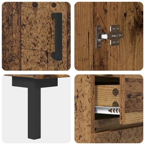 Kreveta Staro drvo 69.5 x 34 x 90 cm Konstruirano drvo - Staro drvo Cijena
