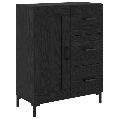 Kreveta Crni hrast 69.5 x 34 x 90 cm Konstruirano drvo - Crni hrast Cijena