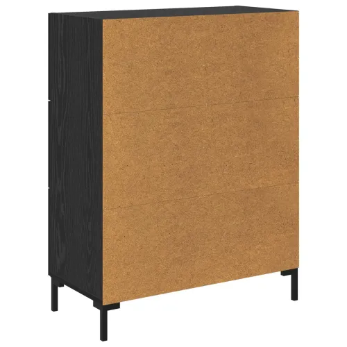Kreveta Crni hrast 69.5 x 34 x 90 cm Konstruirano drvo - Crni hrast Cijena