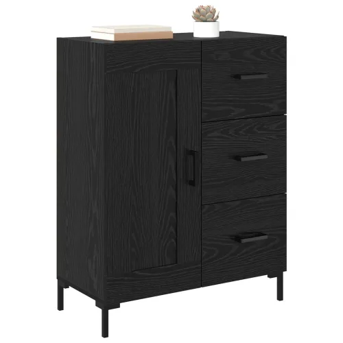 Kreveta Crni hrast 69.5 x 34 x 90 cm Konstruirano drvo - Crni hrast Cijena