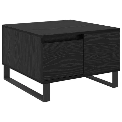 Stolić za kavu Crni hrast 55 x 55 x 36,5 cm Konstruirano drvo - Crni hrast Cijena