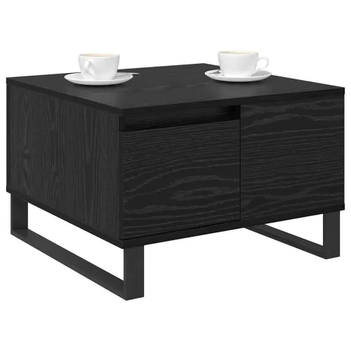 Stolić za kavu Crni hrast 55 x 55 x 36,5 cm Konstruirano drvo - Crni hrast Cijena