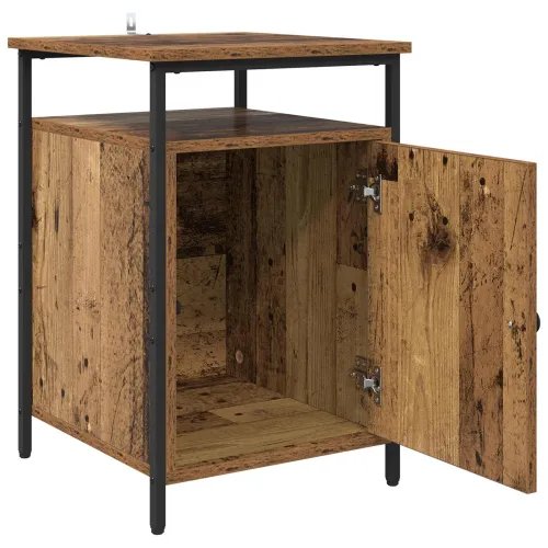 Noćni ormar 2 kom. Staro drvo 40 x 42 x 60cm Konstruirano drvo - Staro drvo 2 Cijena