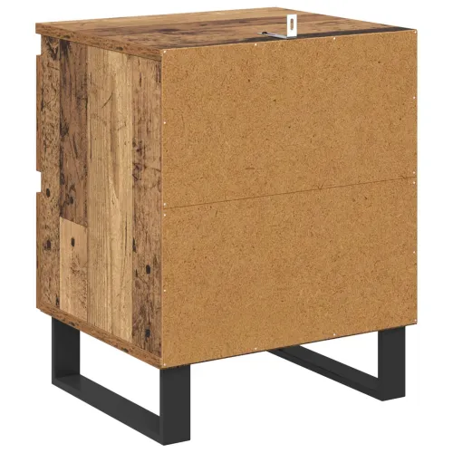 Noćni ormar 2 kom. Staro drvo 40 x 35 x 50 cm Konstruirano drvo - Staro drvo 2 Cijena